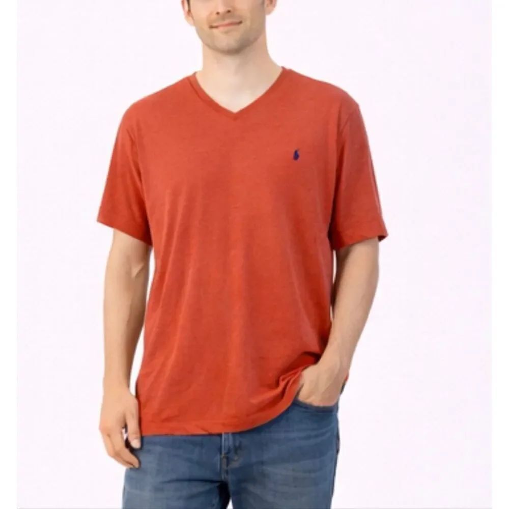 Polo Ralph Lauren vneck tshirt size XXL Nantucket red